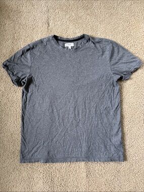 C2 by Calibrate Men's Heather Grey Crew Neck Tee